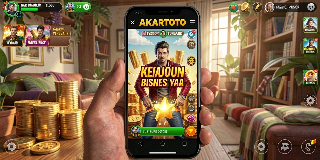 Tampilan gameplay <strong>AKARTOTO</strong> yang menarik dan interaktif.