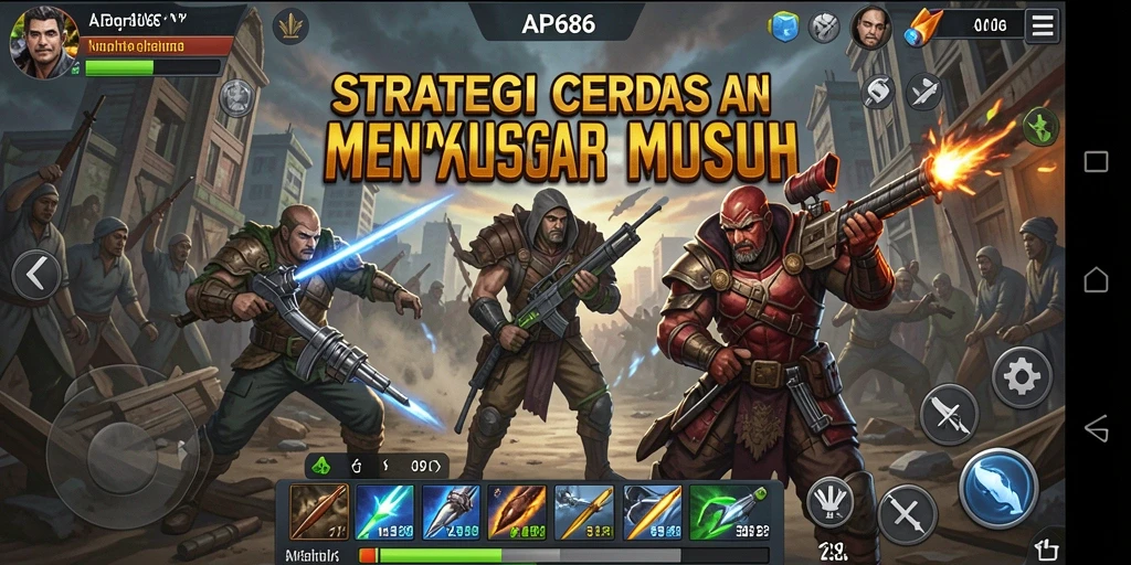 Tampilan gameplay seru dan menantang dalam AP686.