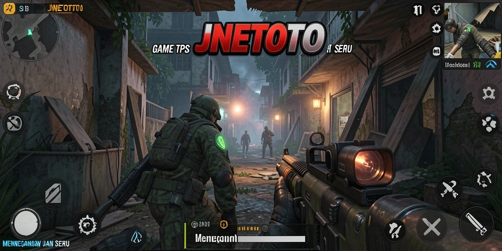 Gameplay JNETOTO yang seru dan menantang dalam permainan TPS.