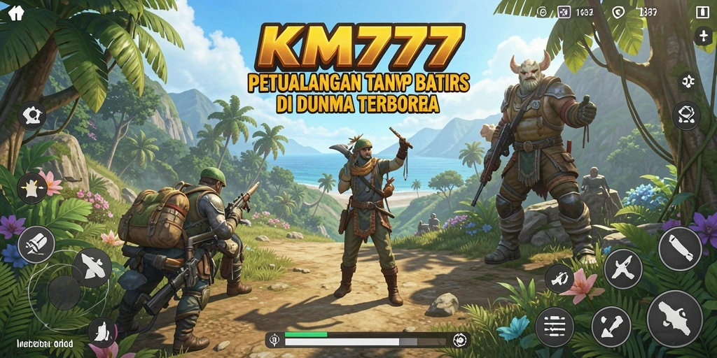 Gambaran gameplay Open World yang menakjubkan dalam KM777.