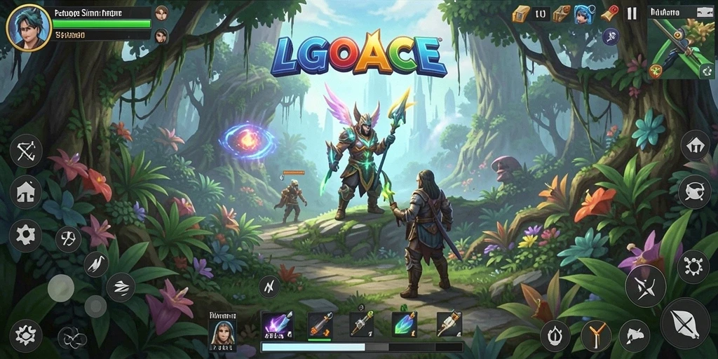 Tampilan gameplay LGOACE yang menawan saat menjelajahi dunia virtual.