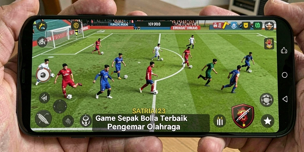 Screenshot gameplay SATRIA123 dengan aksi seru di lapangan.