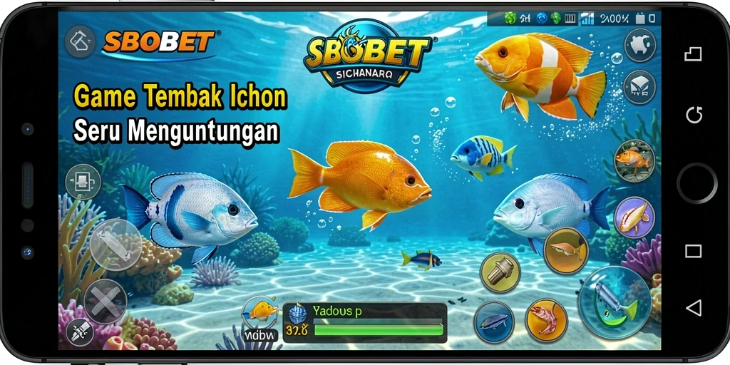 Gameplay seru Tembak Ikan di SBOBET yang penuh warna.