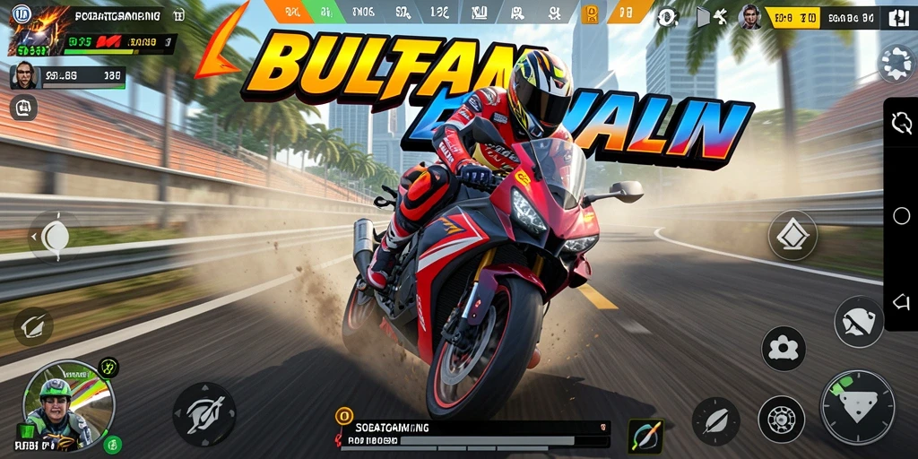 Tampilan menakjubkan dari balapan motor di SOBATGAMING.
