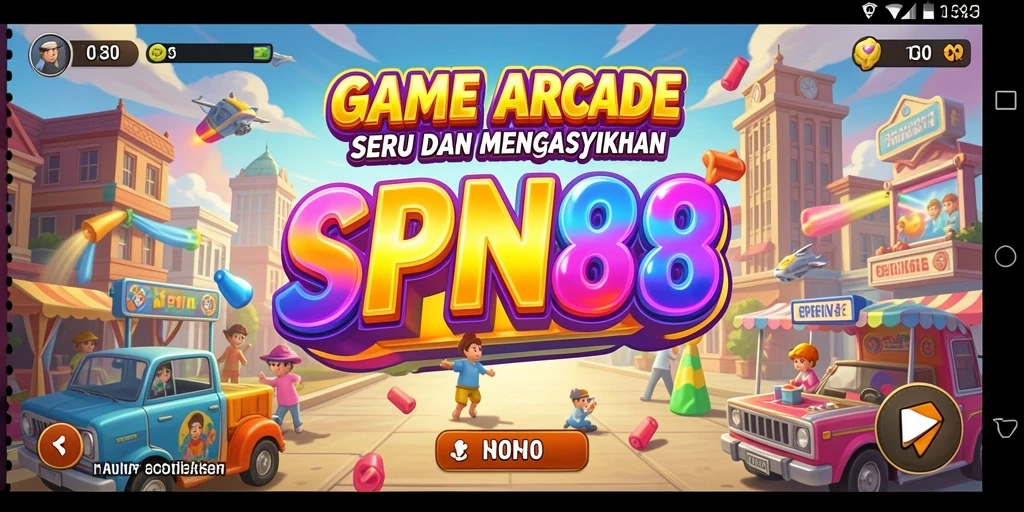Tampilan screenshot SPN88 menampilkan aksi gameplay Arcade yang mendebarkan.