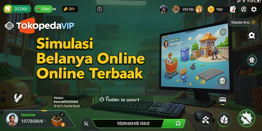 Screenshot TOKOPEDIAVIP menunjukkan pengalaman belanja yang menarik dan interaktif.